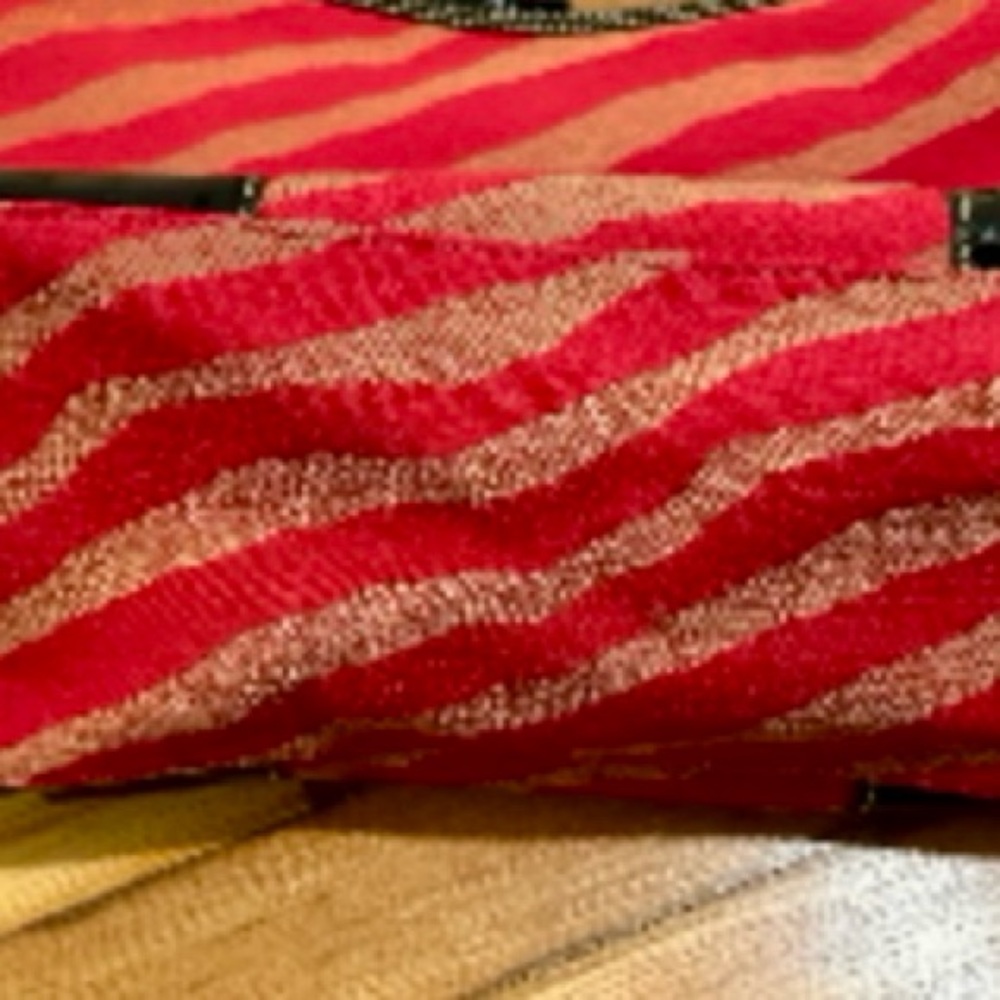 Dooney & Bourke Red and Black Hobo Bag - Picture 2 of 16